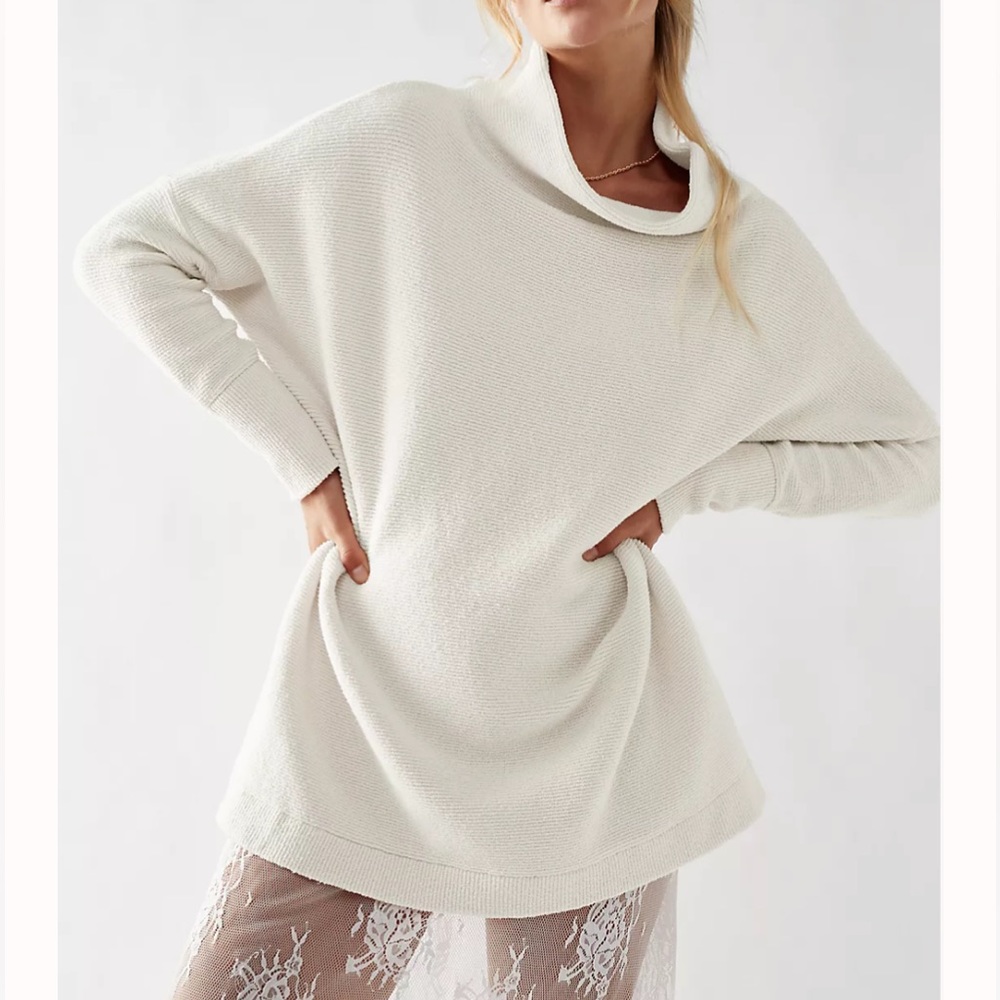Free People Ottoman Slouchy Tunic Ivory